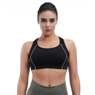 Custom Women Active Wear Sports Bra Wicking &amp; Top de Treino Respiravel