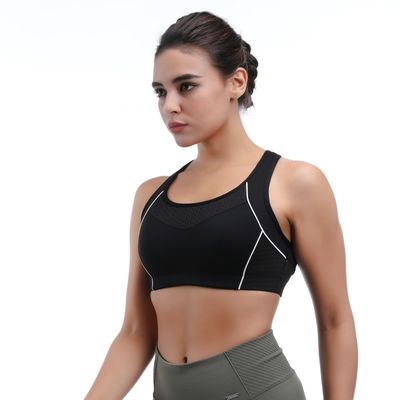 Custom Women Active Wear Sports Bra Wicking &amp; Top de Treino Respiravel