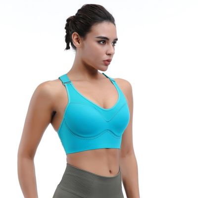 Sustão esportivo de alto impacto para mulheres Wicking de umidade e top de treino respirável