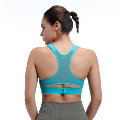 Sustão esportivo de alto impacto para mulheres Wicking de umidade e top de treino respirável