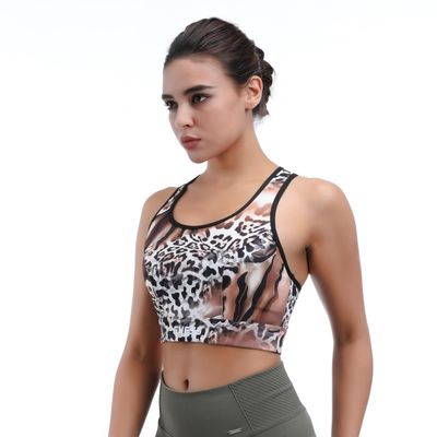 Sustão desportivo Racerback sem costura sem excremento para corrida Ciclismo e Pilates