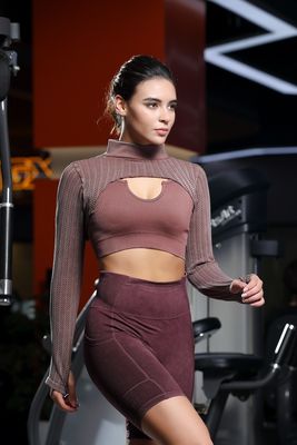 Best seller Top Jacquard para Mulheres - Perfeito para o ginásio até a rua