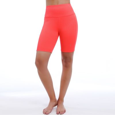 Calças curtas de cintura alta para mulheres Controle de barriga Proof Squat Butter Soft